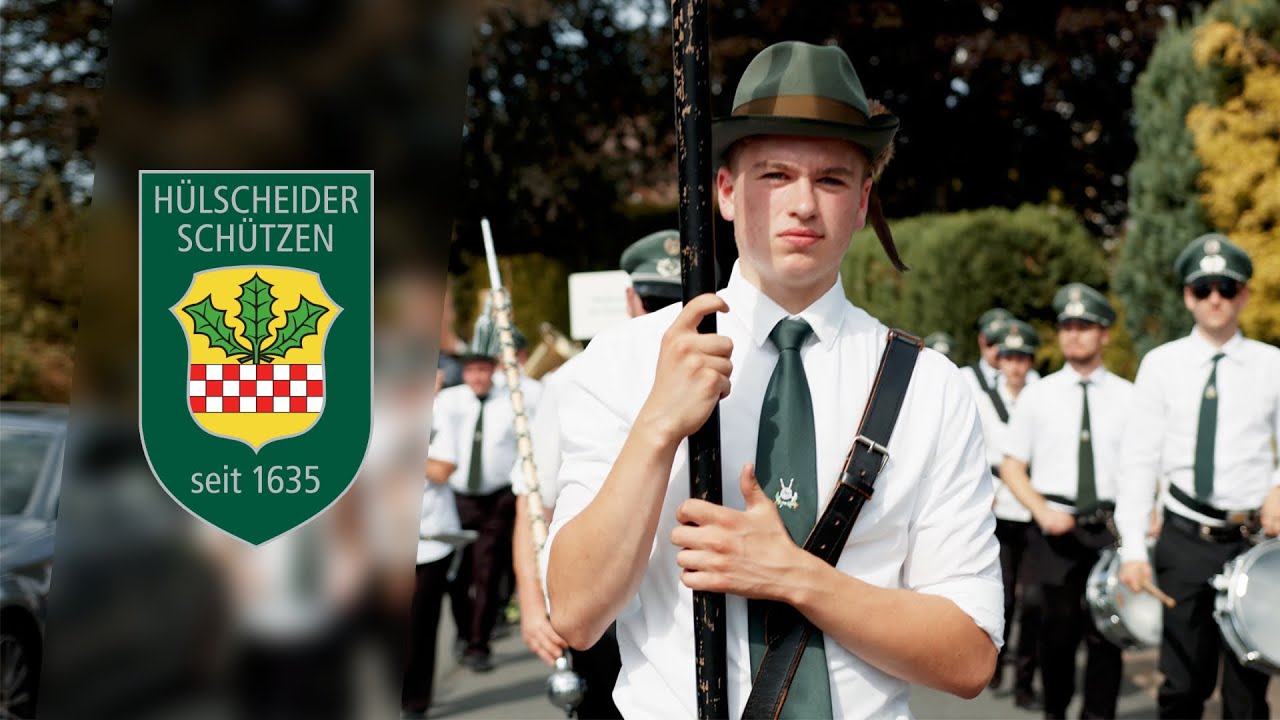 Hülscheider Schützenfest 2022 | Der Königsmarsch durch Heedfeld