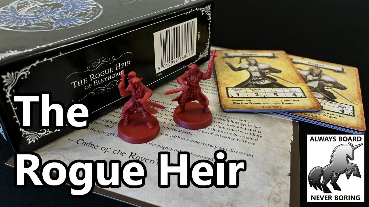 Распаковка и обзор Rogue Heir of Elethorn | Знакомство с последним набором персонажей HeroQuest