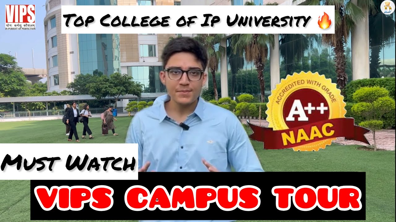 VIPS Campus Tour 2025 | Inside Vivekananda Institute of Professional Studies, Delhi | Latest Vlog