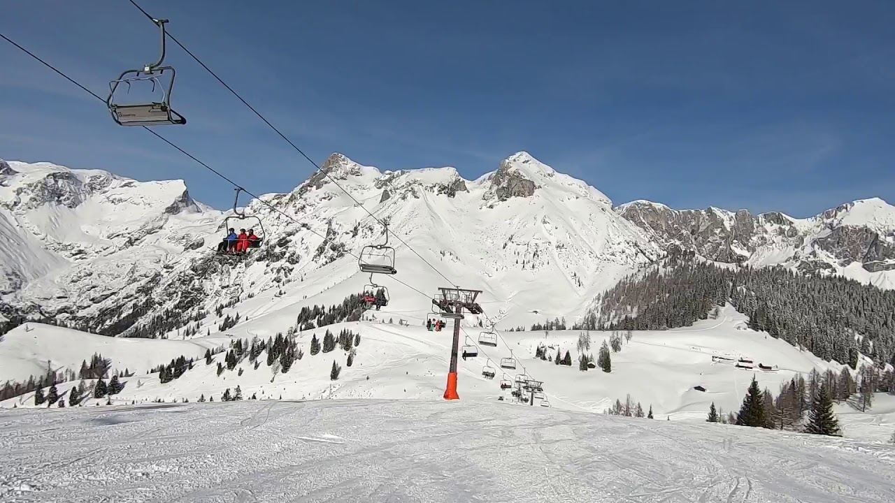 Werfenweng Skiing on a beautiful sunny day