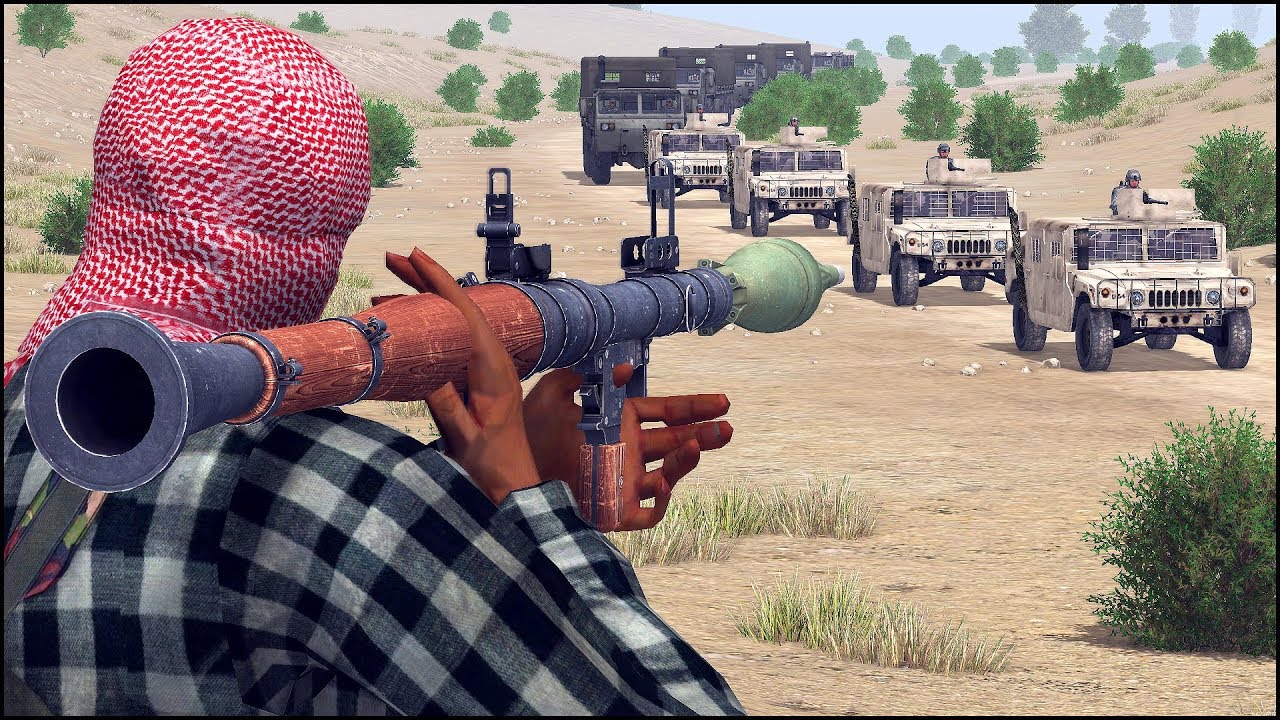 ARMY CONVOY AMBUSH - VALLEY