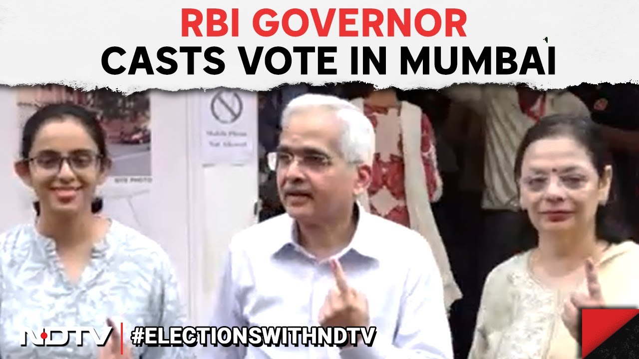Mumbai Voting News | 'Really important for democracy': RBI Governor casts his vote in Mumbai