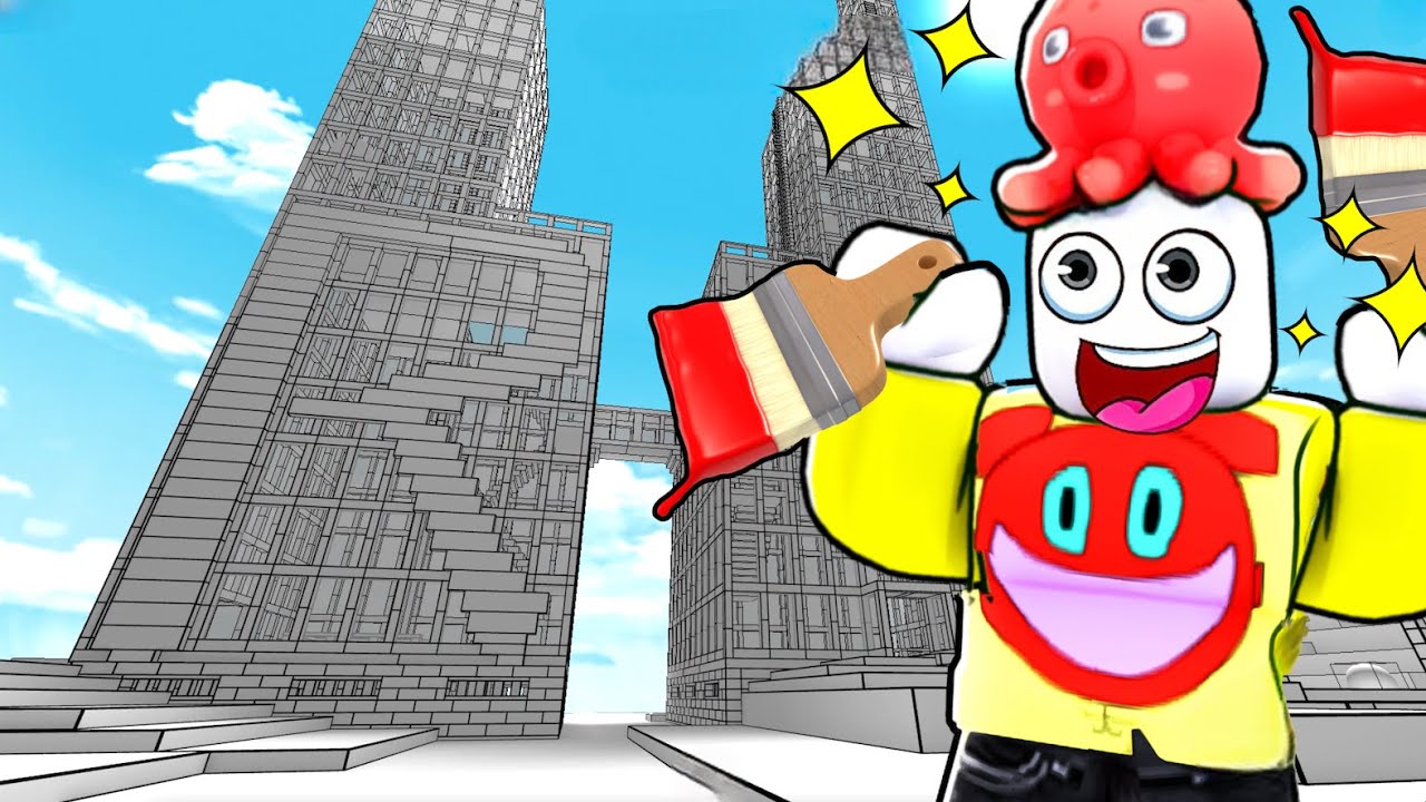 色が消えてしまった世界でぬり絵の神になろうロブロックス【 Roblox 】