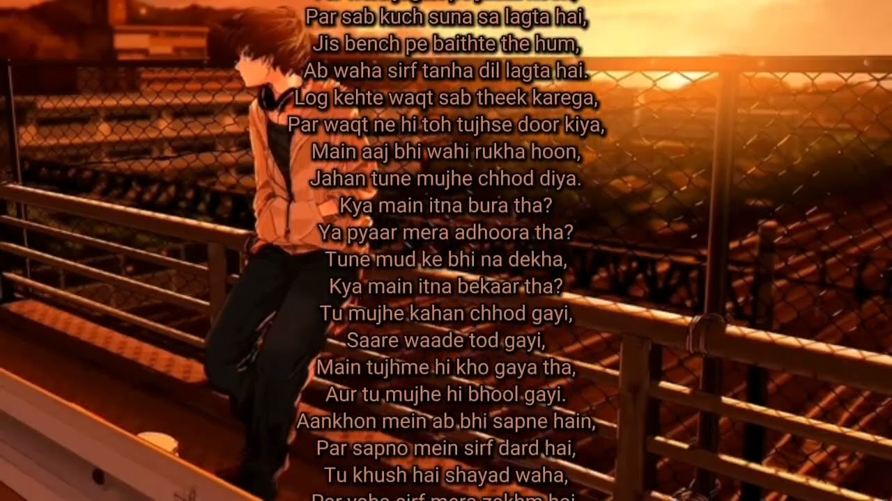 Tu Ab bhi Kahan - AKUTOXSONG | Official Music Lyrics Video