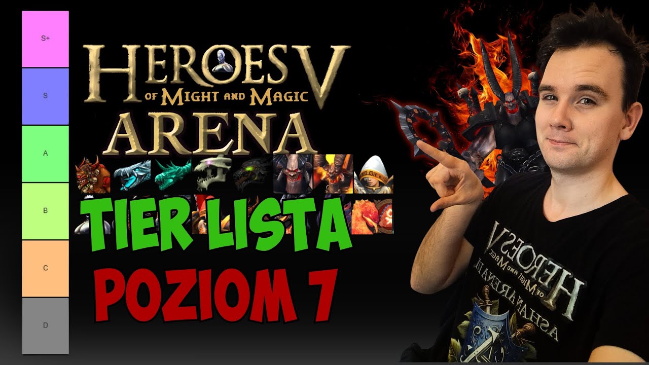 TIER LISTA jednostek 7 POZIOMU w Heroes 5: ARENA (patch 2.42)
