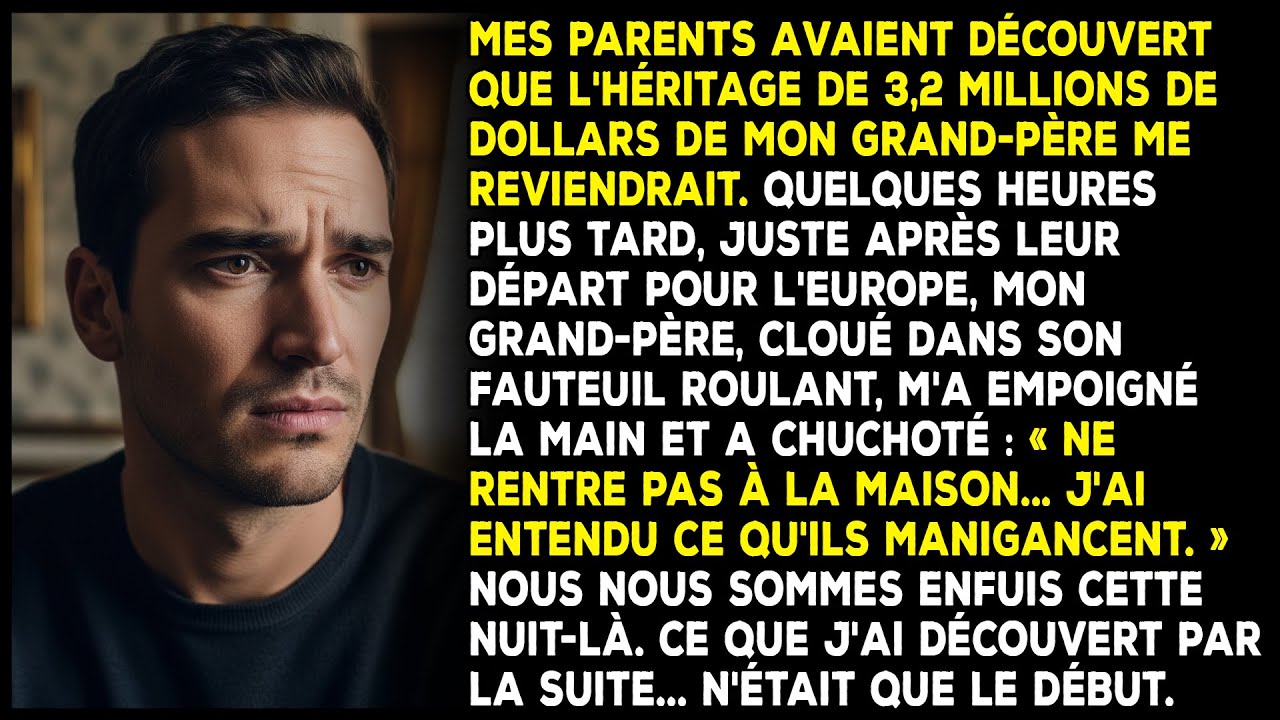Mes parents ont comploté pour nous éli.miner et voler 3,2 M$, puis se sont envolés pour l'Europe.