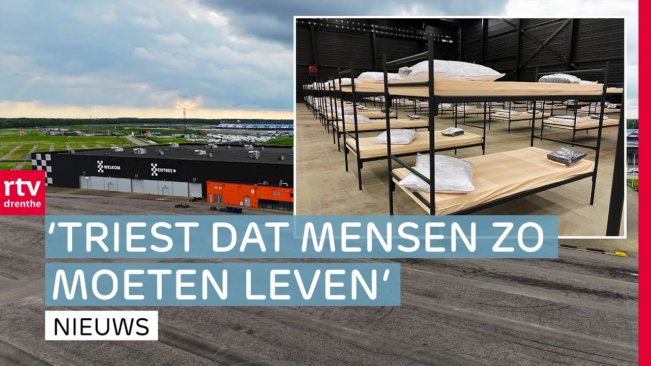 Asielzoekers blijven veel te lang in Expo Assen & geen kogel maar knuffel voor wild | Drenthe Nu
