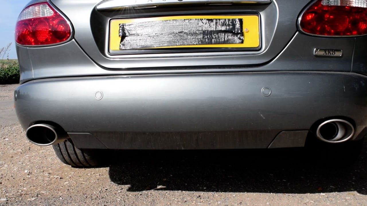 XK8 with Adamesh stage one & two exhaust plus KnN panel filter