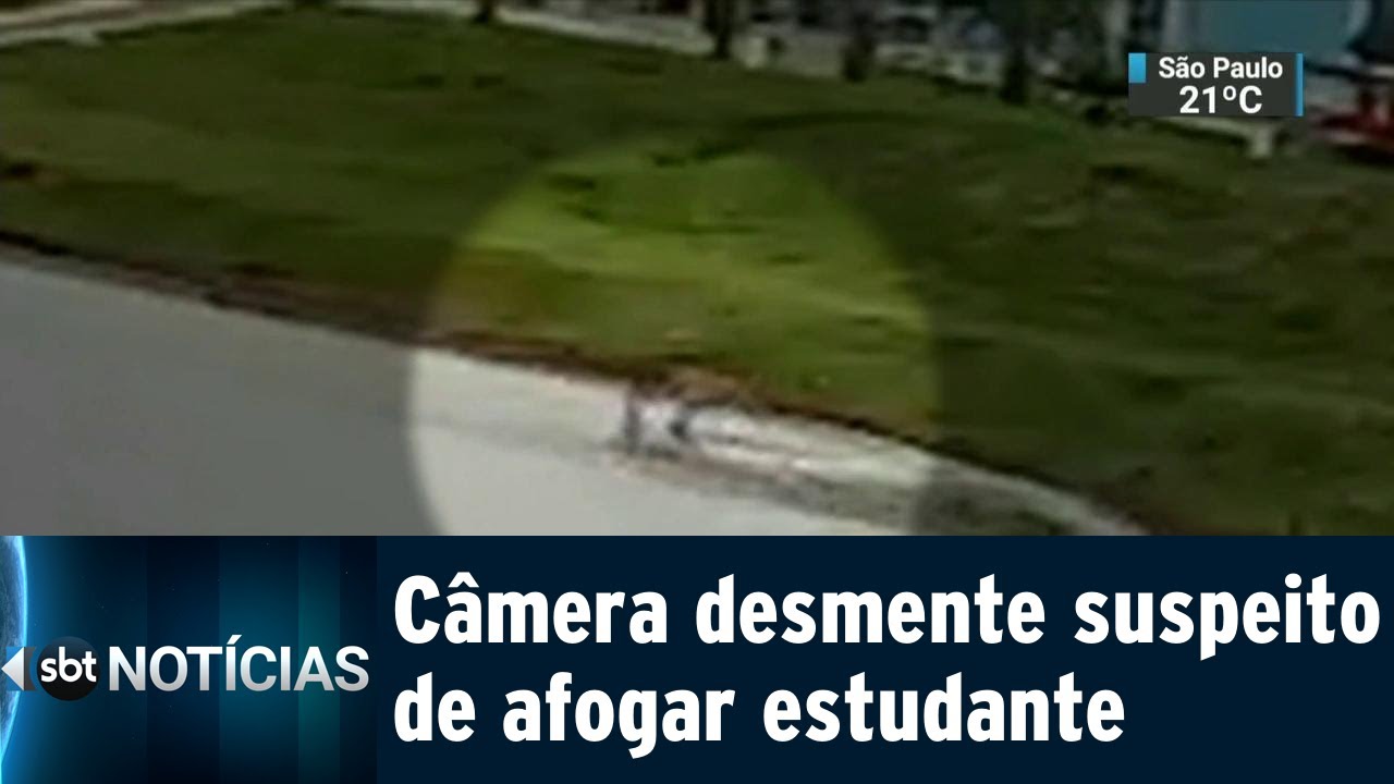 Imagens desmentem jovem, nas investiga&ccedil;&otilde;es do afogamento de Nat&aacute;lia Ribeiro |SBT Not&iacute;cias (24/04/19)