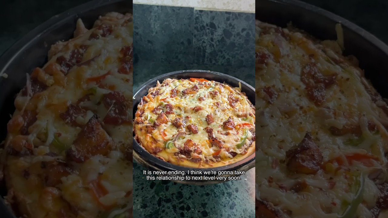 Best chicken pizza recipe! Indian style 🤤🤯 #pizzalover #pizzarecipe