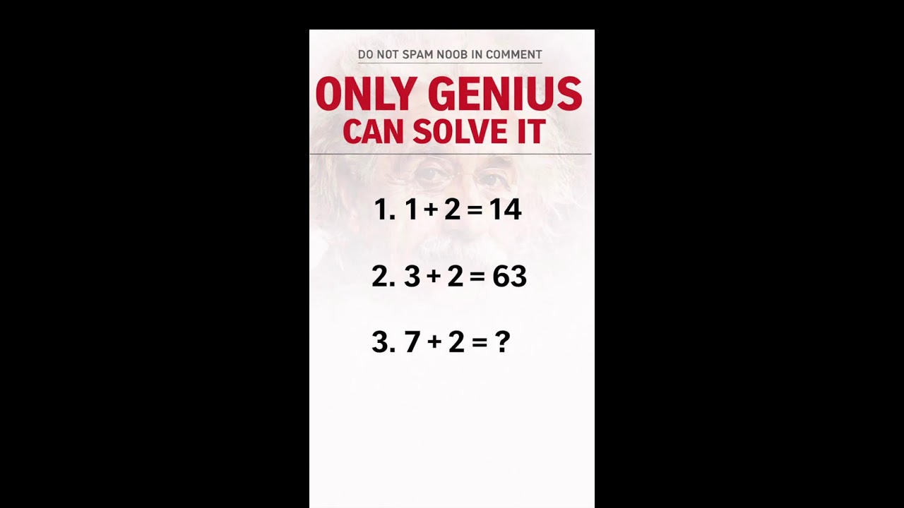 IQ TEST ~ 99% FAIL #migrategamerz #mathquiz #foryou!