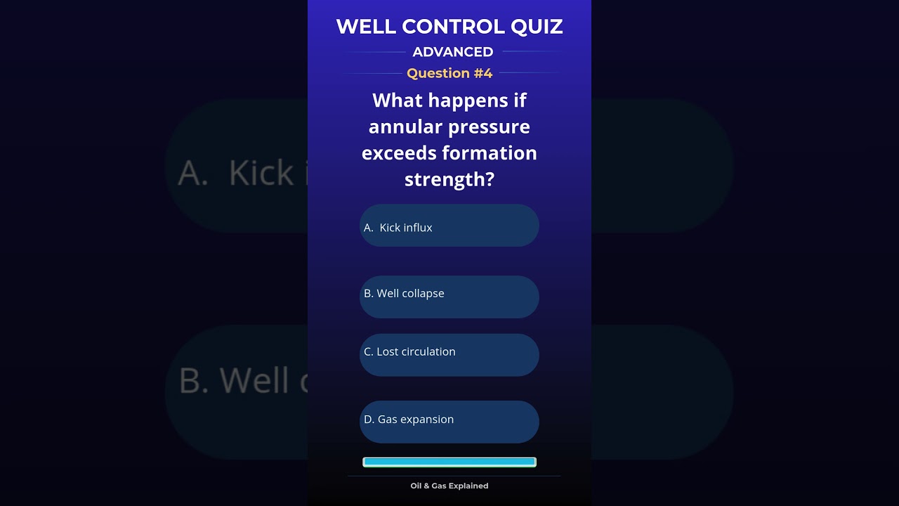 Well Control Quiz Q4 (Advanced) | Test Your Knowledge