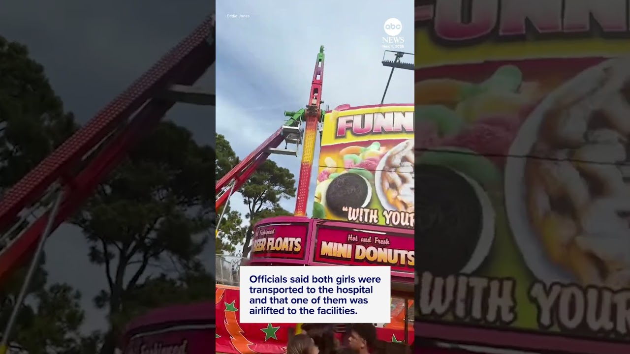 Two girls thrown from Ferris wheel at Louisiana harvest festival