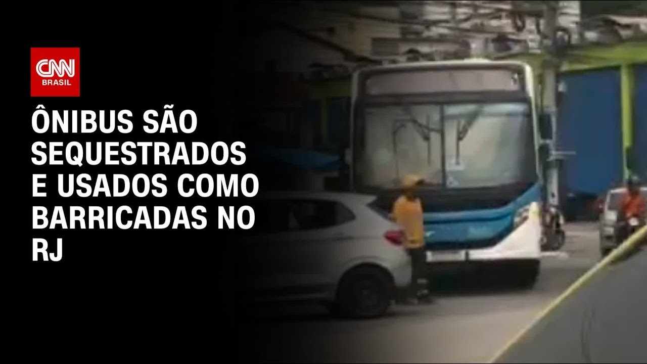 Ônibus são sequestrados e usados como barricadas no Rio de Janeiro | CNN NOVO DIA