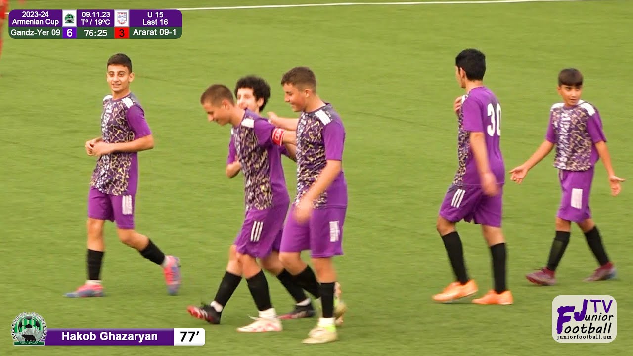 Gandzasar-Yerevan 09 (6-3) Ararat 09-1 (09.11.23) 2023-24 Armenian Cup U15, Last 16