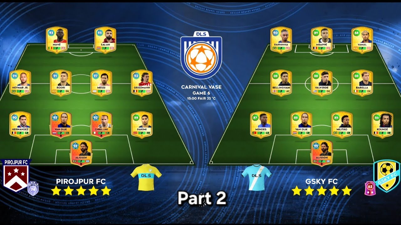 DLS 2026 | CARNIVAL VASE | Part 2 (3 Matches) 😱 Never Give Up
