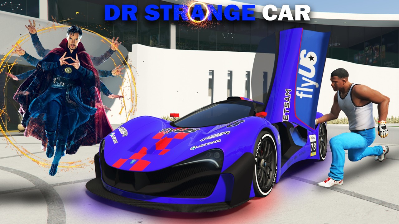 Franklin Stealing DR Strange Fastest Car in GTA 5 ! | Techerz