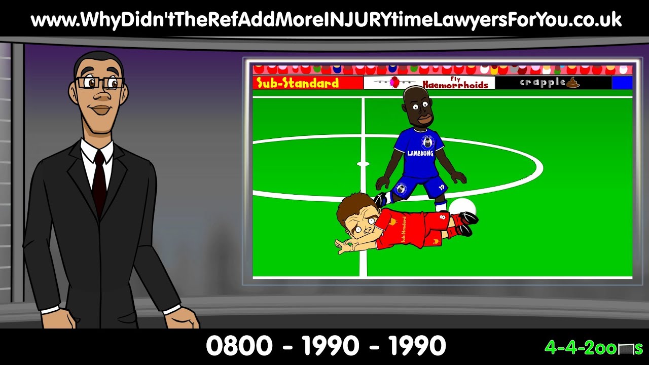 ⚠️STEVEN GERRARD SLIP AGAINST CHELSEA⚠️ by 442oons (football cartoon)
