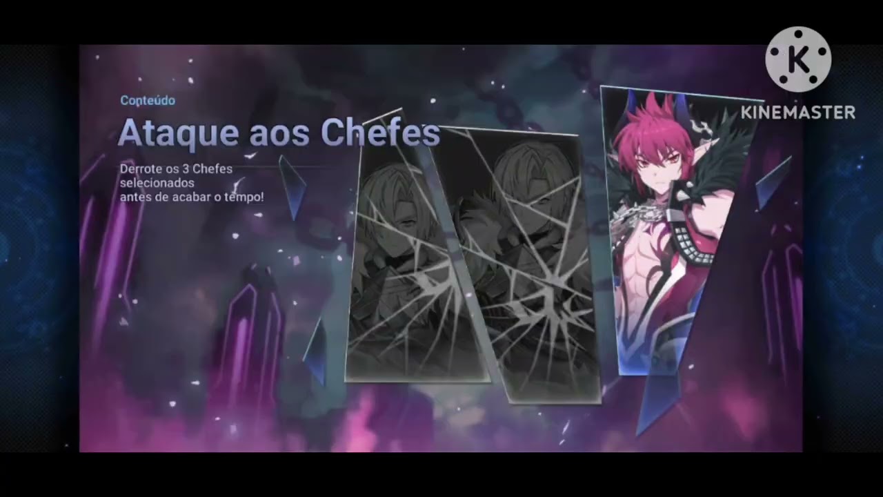 Ataque aos Chefes rank 7 100% auto - GrandChase Mobile