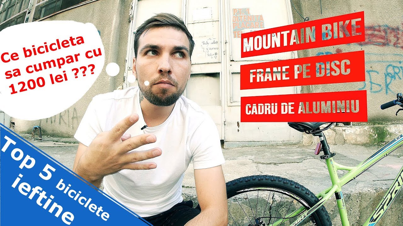 TOP 5 - Biciclete ieftine pe care poti sa le cumperi