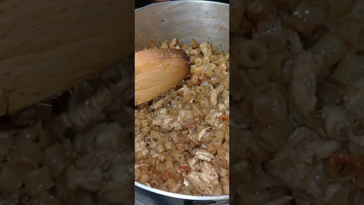 طريقة عمل المكرونه المبقبقه بالفراخ 😊🫠😉😊😉🫠