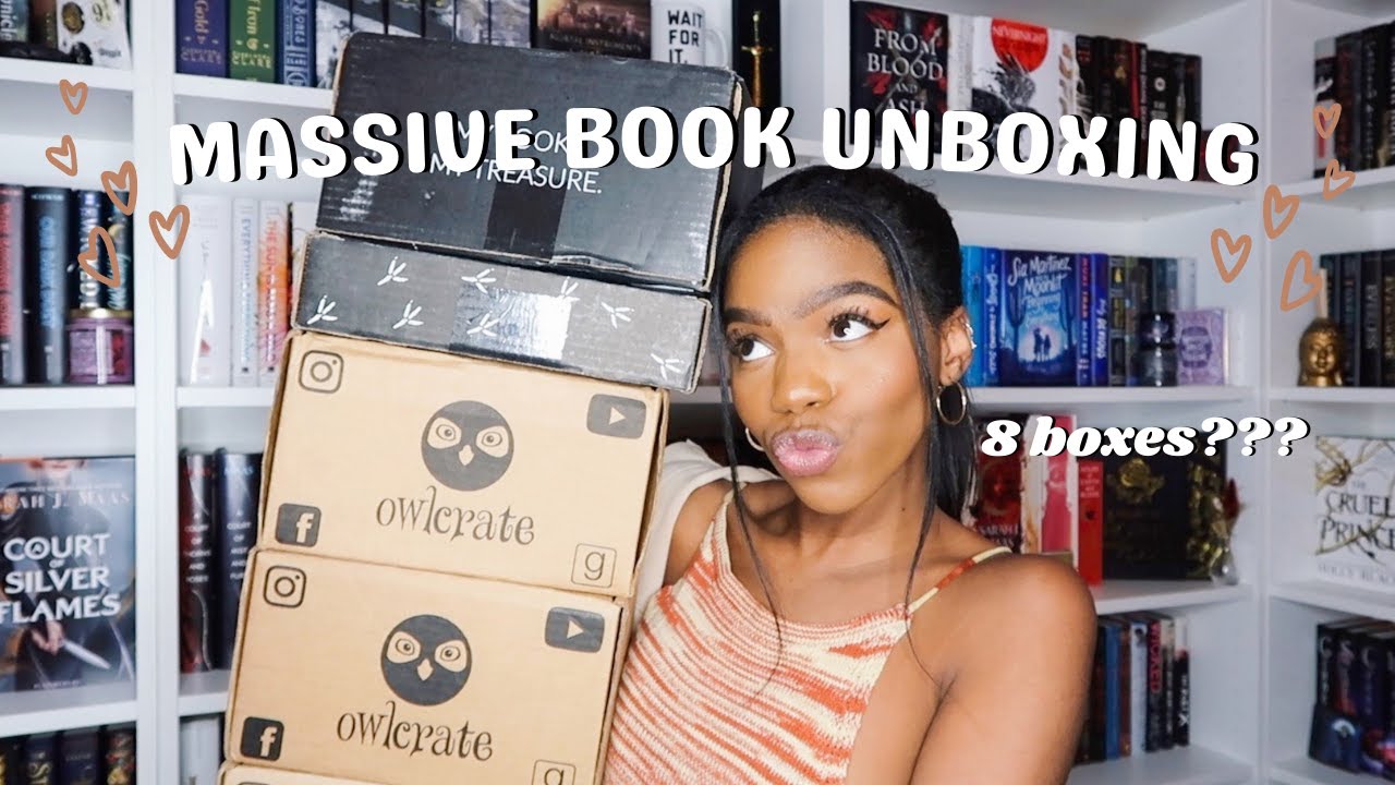 MASSIVE BOOK UNBOXING✨ *seriously there are so many boxes* | fairyloot, owlcrate, unplugged book box