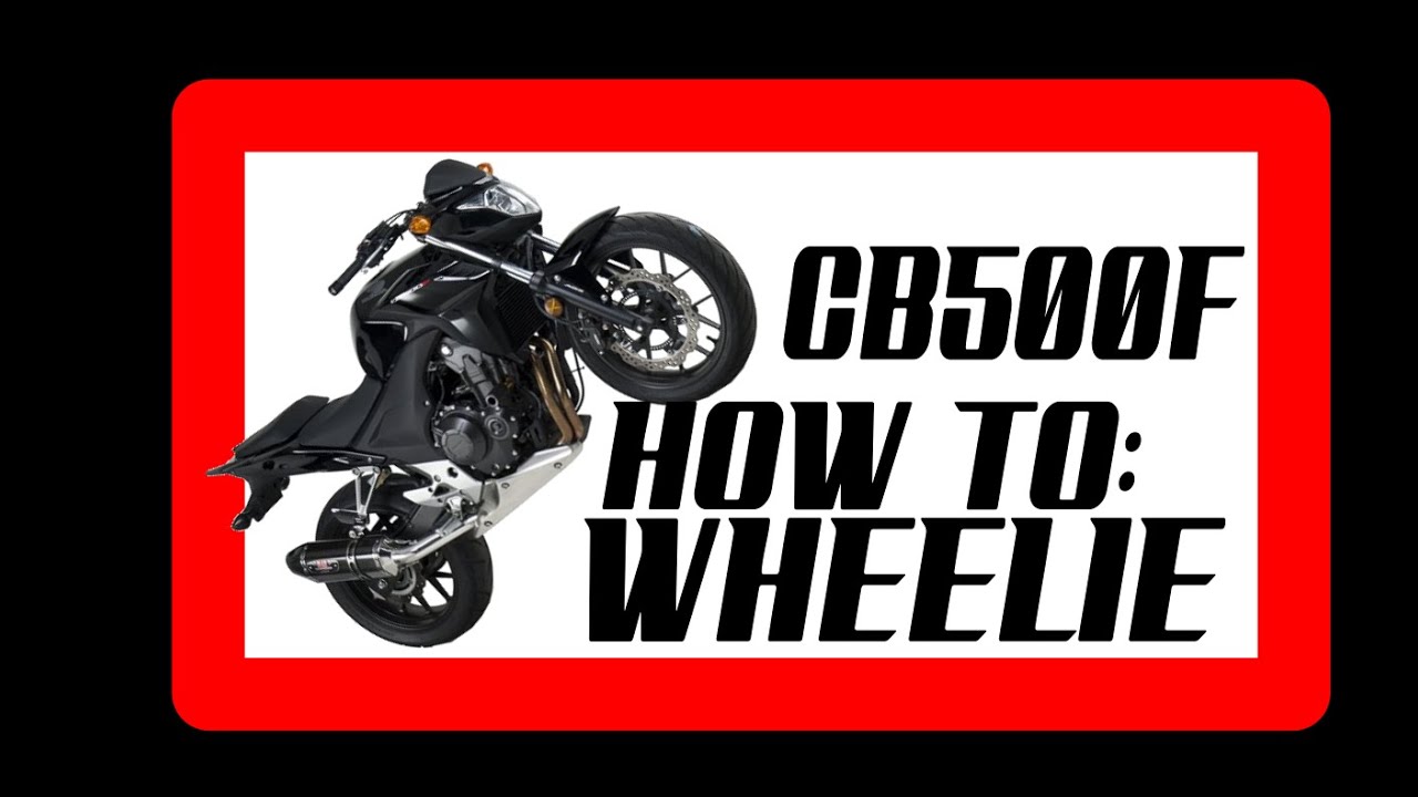 CB500F Wheelie Tutorial