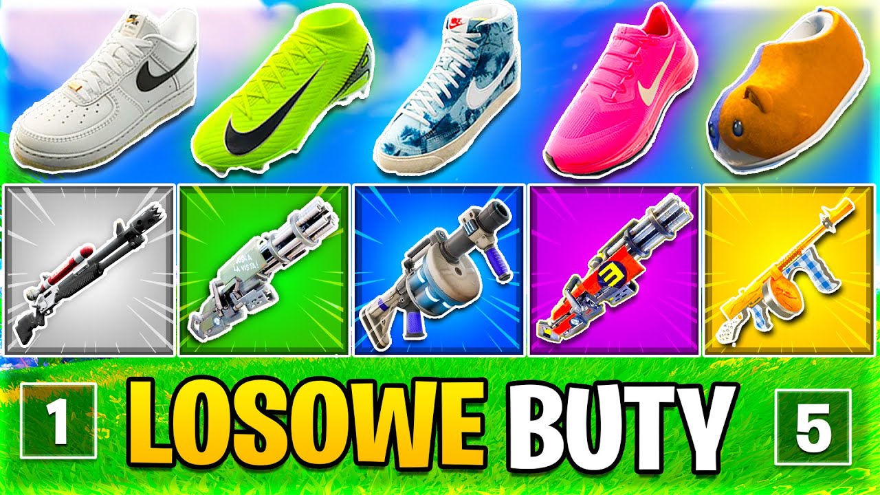 LOSOWE BUTY CHALLENGE w Fortnite