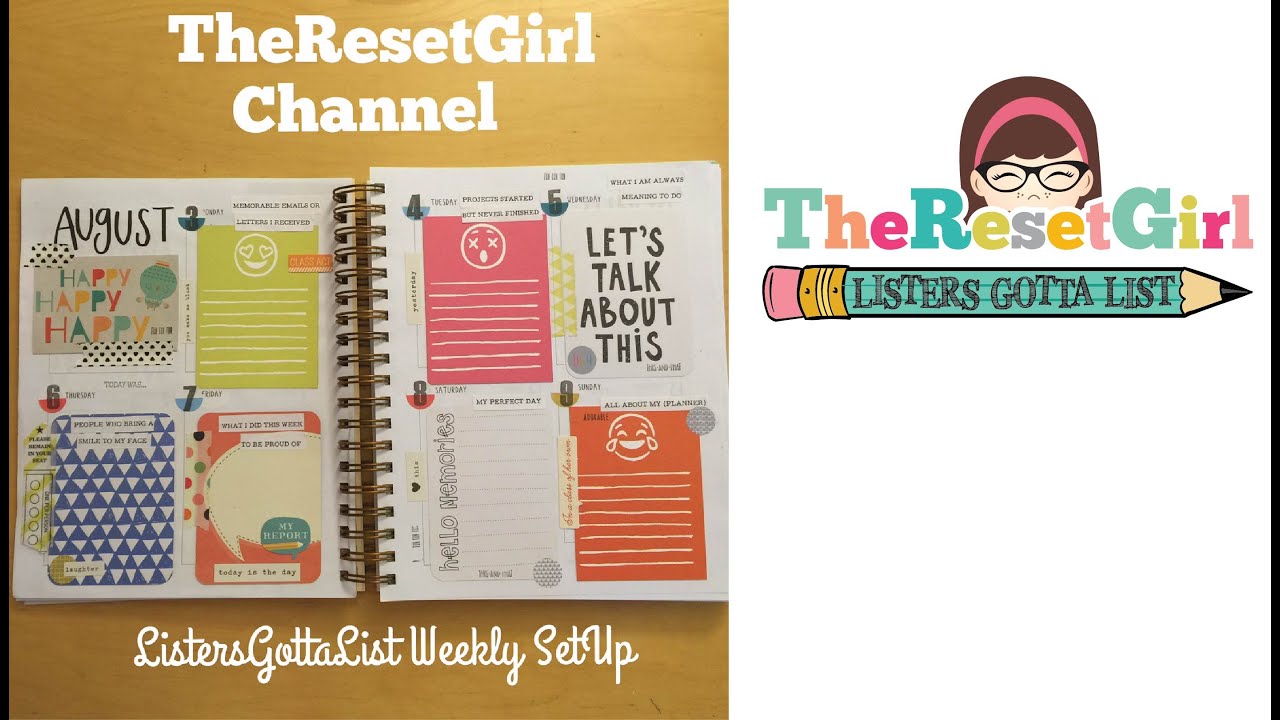The Reset Girl’s #ListersGottaList Set Up August 3rd-9th