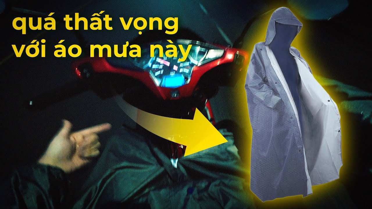 Daily Vlog | trải nghiệm ngỡ ngàng với áo mưa dây kéo | Sài Gòn, Việt Nam