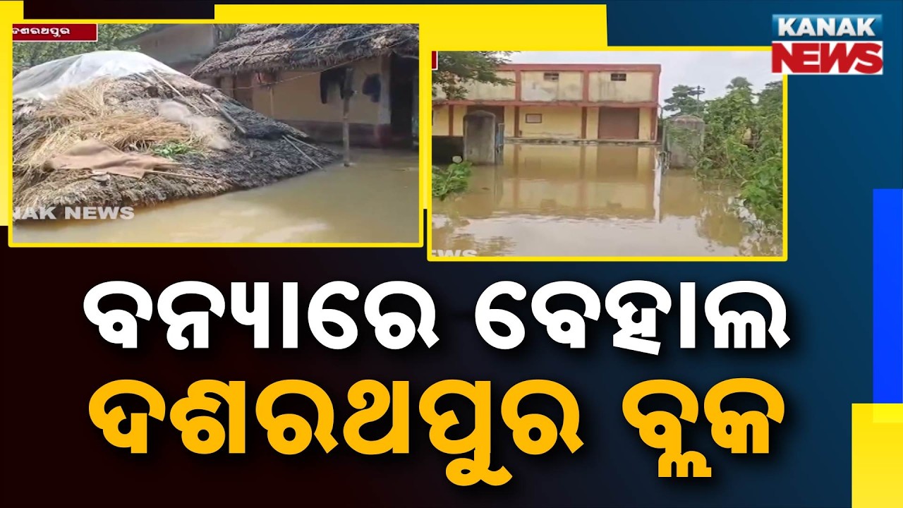 କାଣୀ ନଦୀରେ ଘାଇ ଯୋଗୁଁ ସମସ୍ୟା | Flood Alert In Jajpur: Kani River Breach Leaves Dasarathpur In Crisis