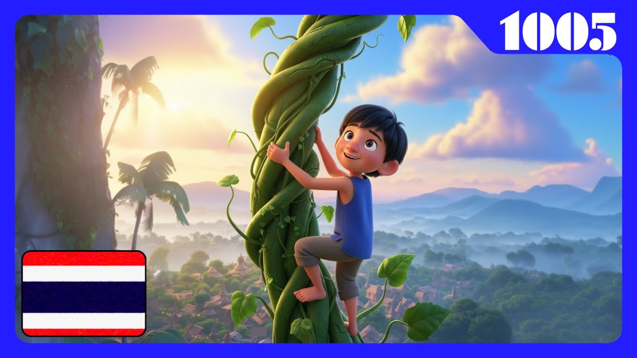 แจ็กกับต้นถั่ววิเศษ (Jack and the Beanstalk) | นิทาน | Hello Story World, 1005-L
