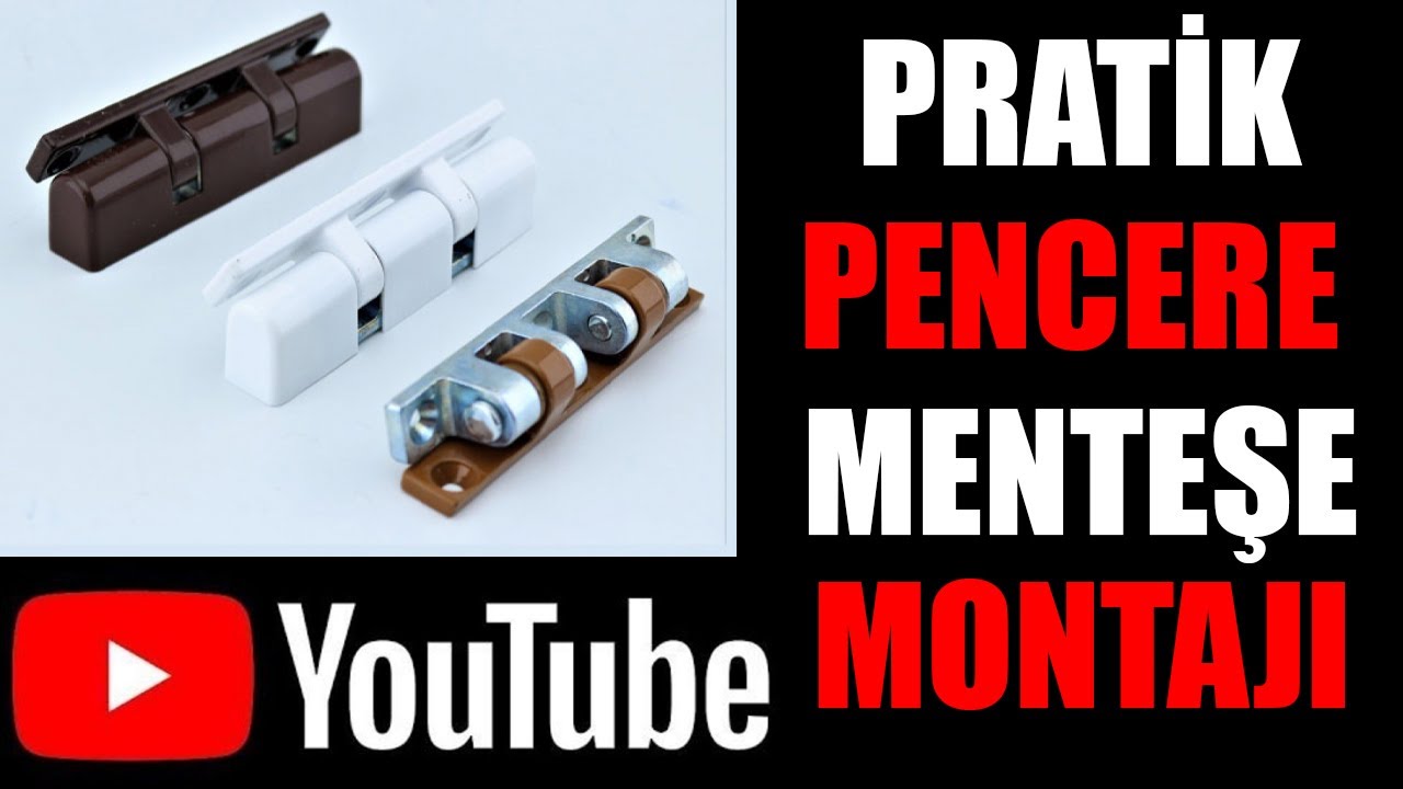 Pratik Pvc Pencere Menteşe Montajı  - Pimapen Kapı Menteşesi Nasıl takılır - Menteşe Montajı
