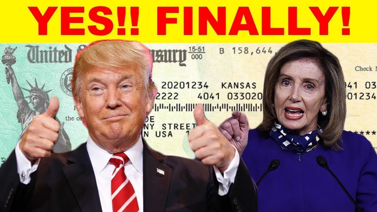 YES!! TRUMP'S HUGE Second Stimulus CHECK! 6 Month EXTENSION On More Stimulus Now In Talks To PASS!