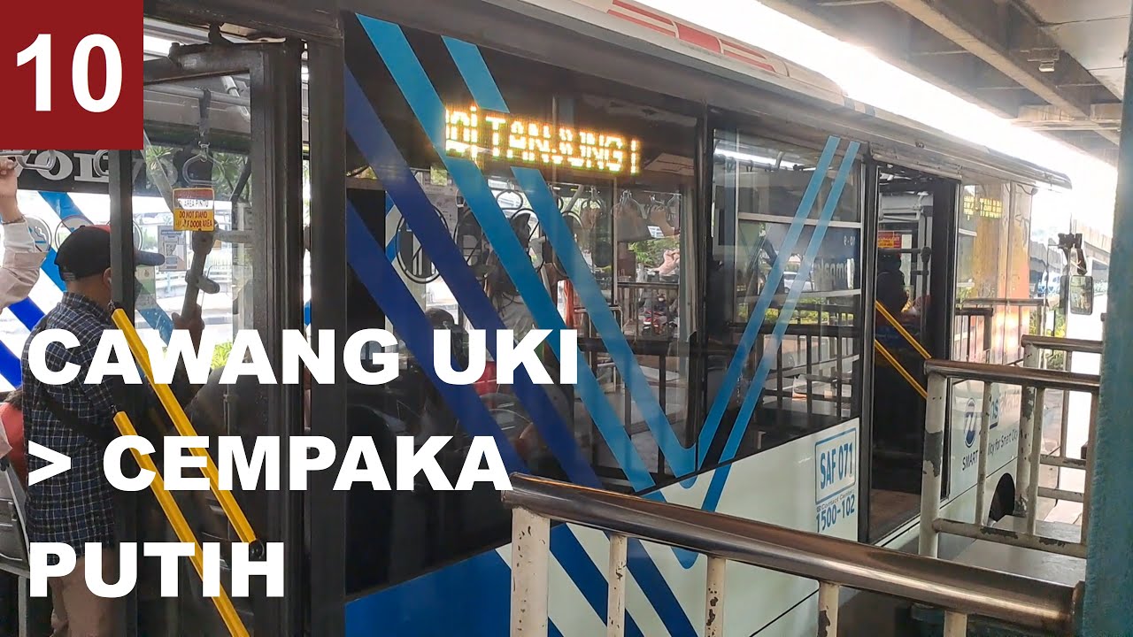 This Line Runs Below a Highway | Transjakarta Corridor 10 Ride from Cawang UKI to Cempaka Putih