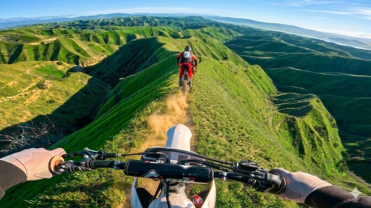 World's Steepest Dirt Bike Trails!