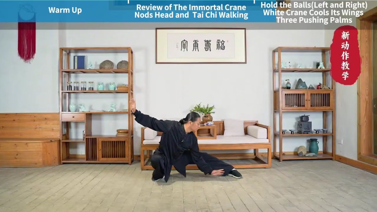 Harmolearn Wudang Tai Chi Wellness Course Week 4-1: Three moves totally