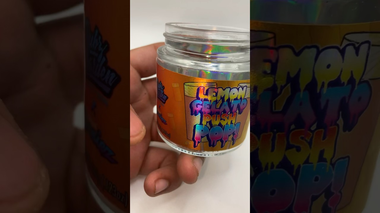 Lemon Gelato Push Pop by Official Gooniez & Dubz Garden - Strain Review 🍋🍨