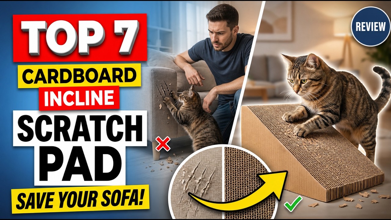 Top 7 best cat scratching pad cardboard incline review (Hidden Gem) save your sofa 2026 guide