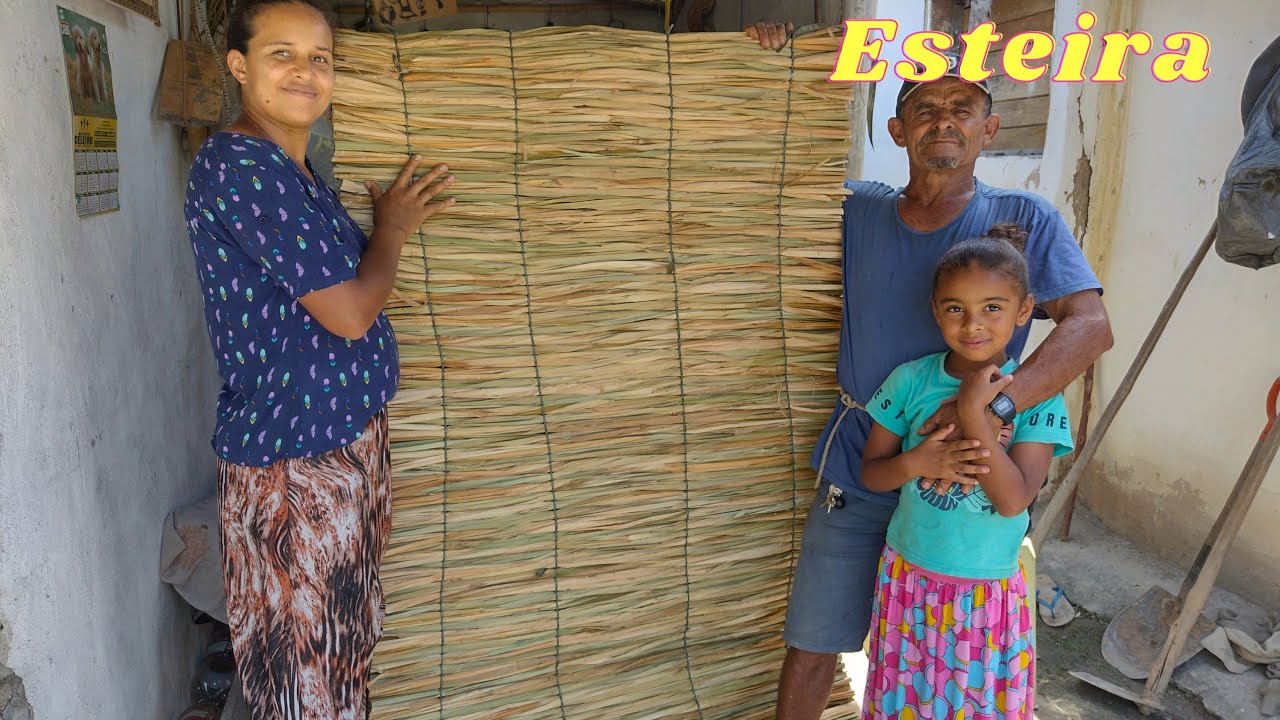 Como fazer  Esteira de Taboa Passo a Passo