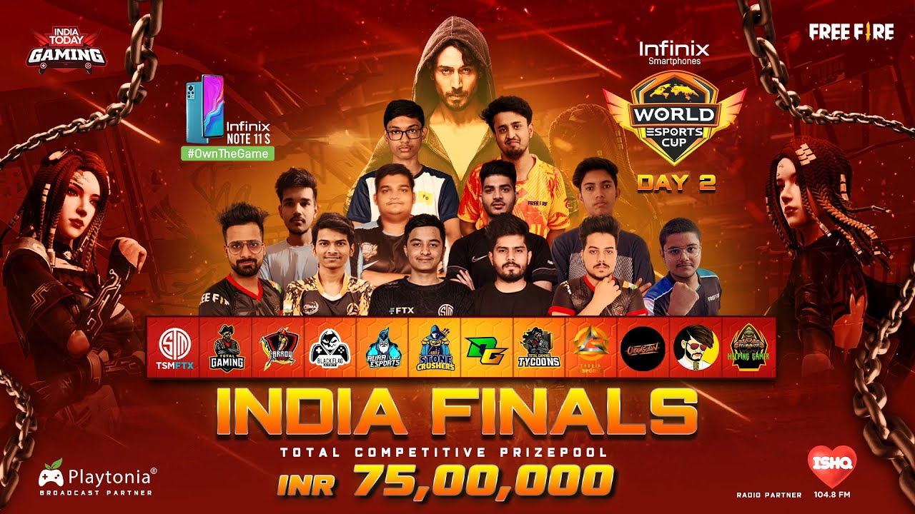 [HINDI] FreeFire World Esports Cup | India Finals Day 2| #WEC @infinixindia