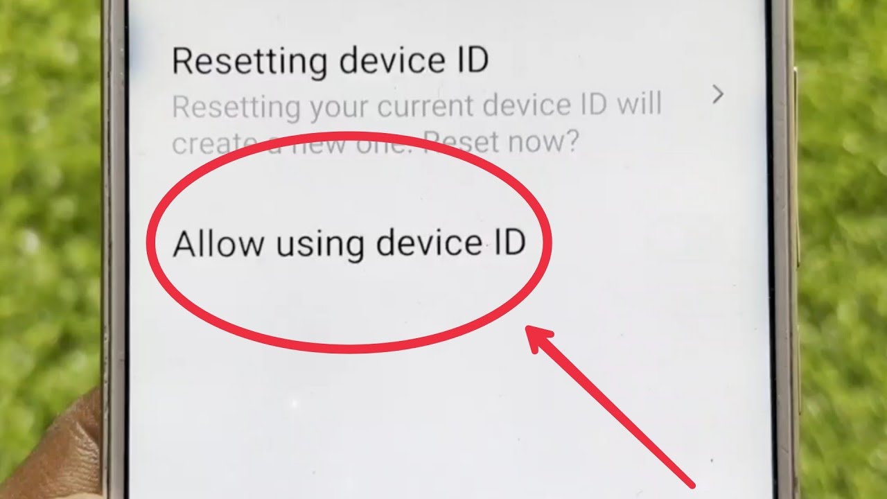 Allow using device ID in Redmi Phone