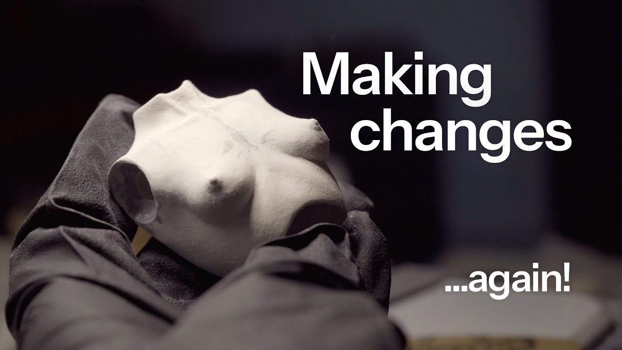 Make doll from clay, change body and arms joints • part 5 of remaking the doll