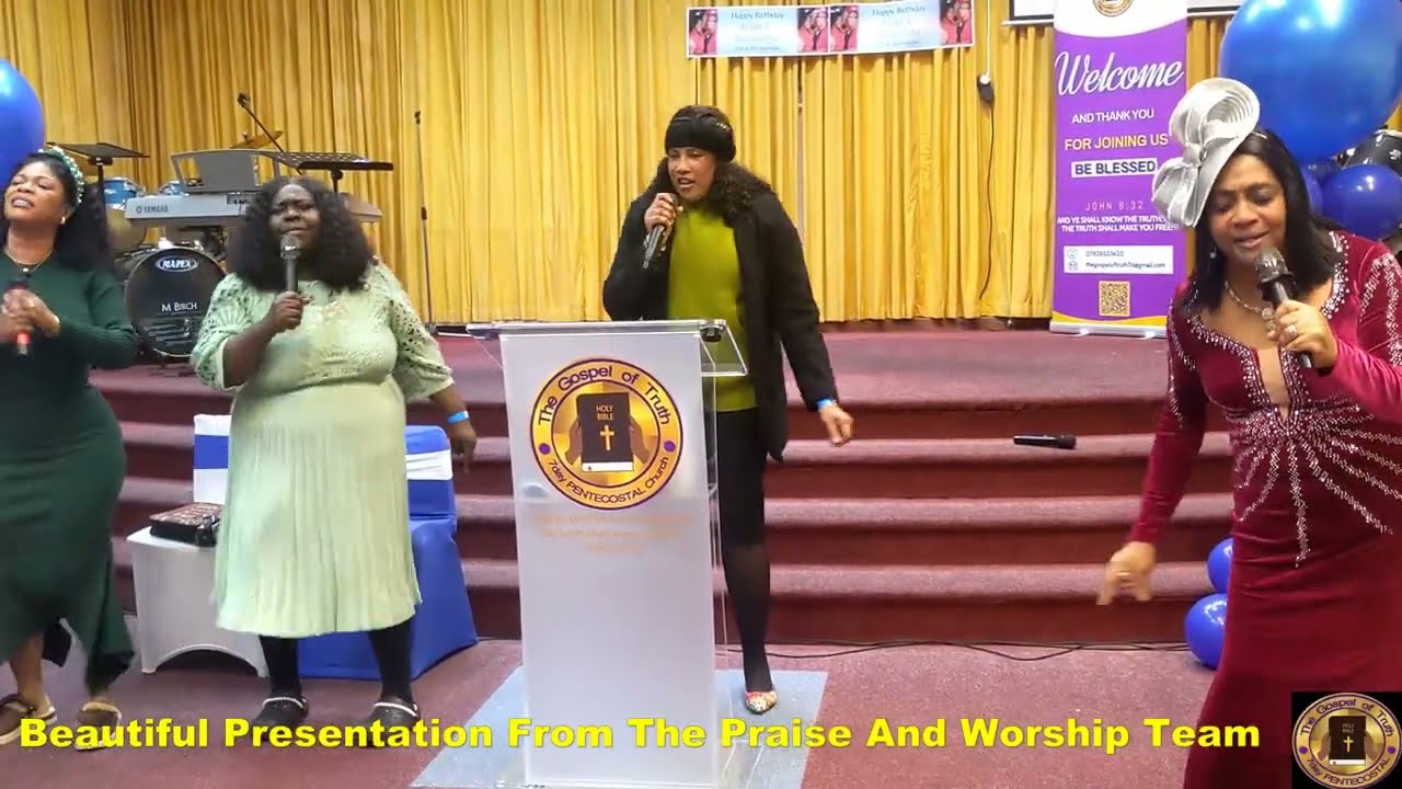 Beautiful Presentations From The Praise and worship Team