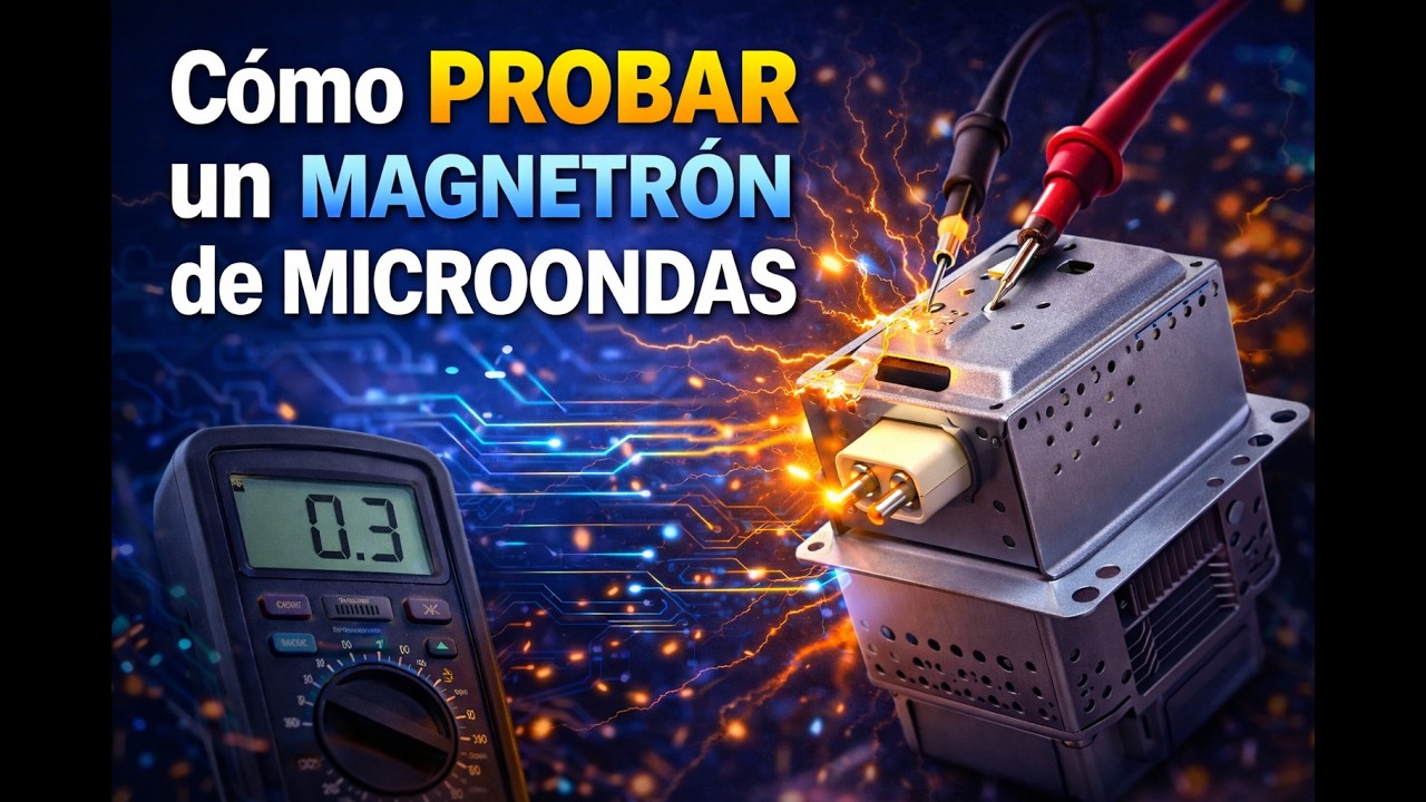 Como probar un Magnetrón de microondas, su Filamento y Capacidad– Cicap