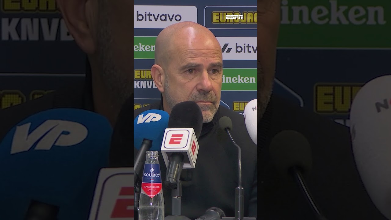 Peter Bosz kan zich niet vinden in de analyse van Joey Veerman 👀🗣️