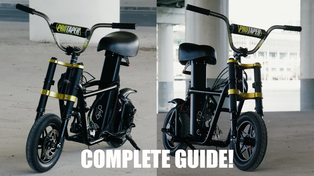 How to Install a Dual Crown Suspension Fork | Fiido Q1s Electric Scooter Front Fork Upgrade!