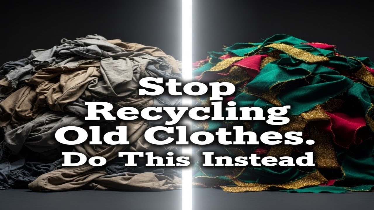 Stop Recycling Old Clothes. Do This Instead.