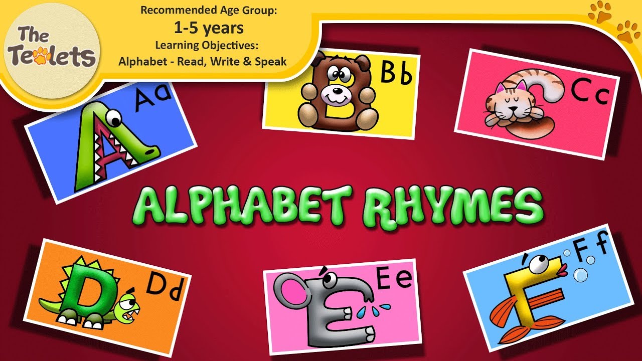 Alphabet Rhymes I ABC Songs with Sounds for Children I ABCD Alphabet Nursery Rhymes I The Teolets