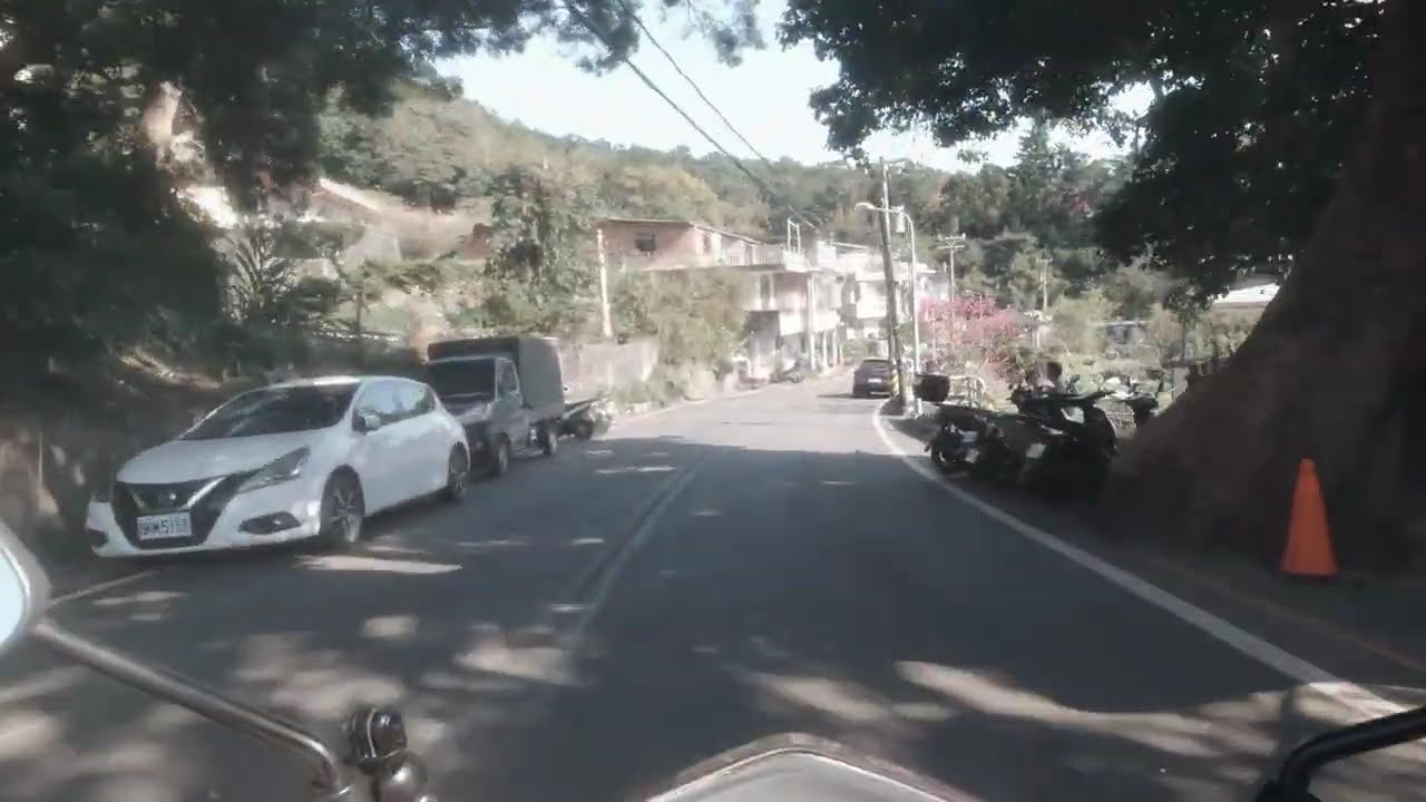 騎車上北投復興三路 賞櫻花